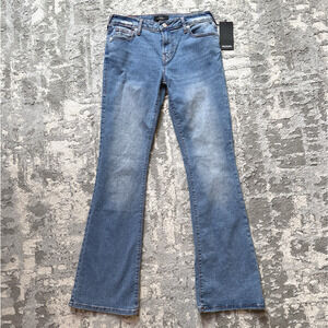 True Religion Becca Mid Rise Boot Cut Jeans Size 28 NWT Minor Flaw